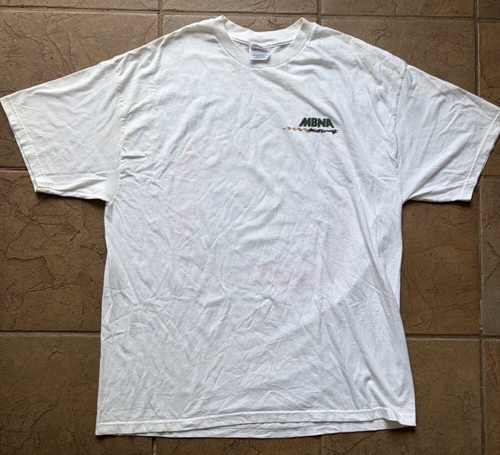 Vintage NASCAR MBNA Motorsports Pure Adrenaline Racing T-Shirt XL Hanes